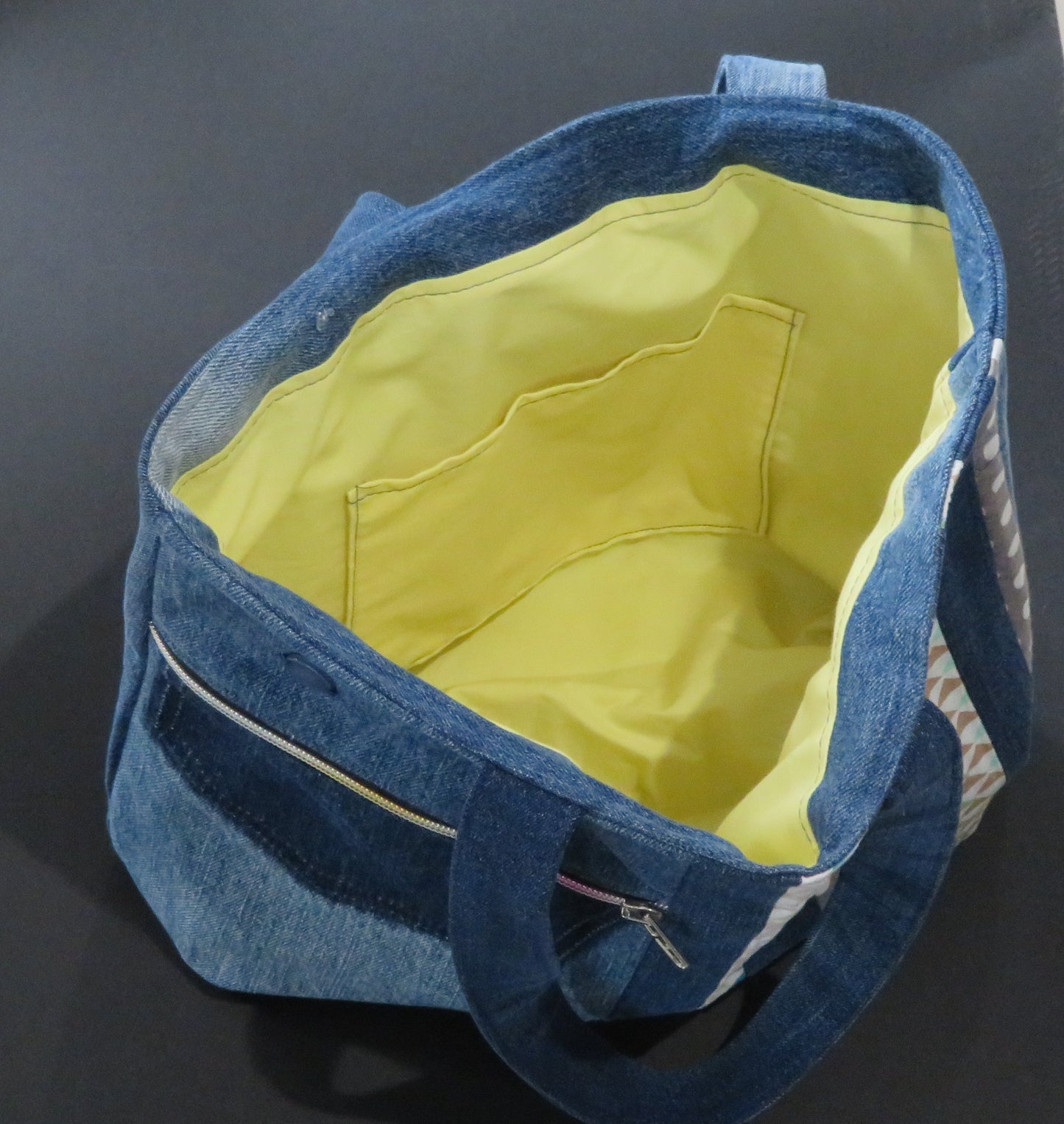 Sac en jean doublé - Pratique, unique et upcyclé
