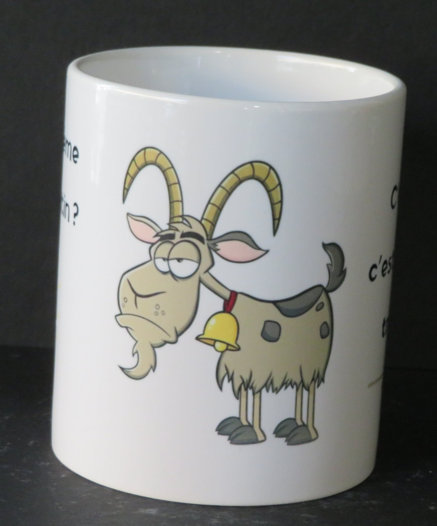 Mug "Le problème du matin c'est que c'est toujours trop tôt"