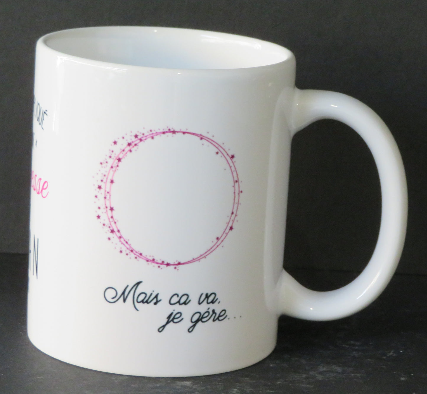 Mug " C'est compliqué d'être une princesse ... et une maman à la fois"