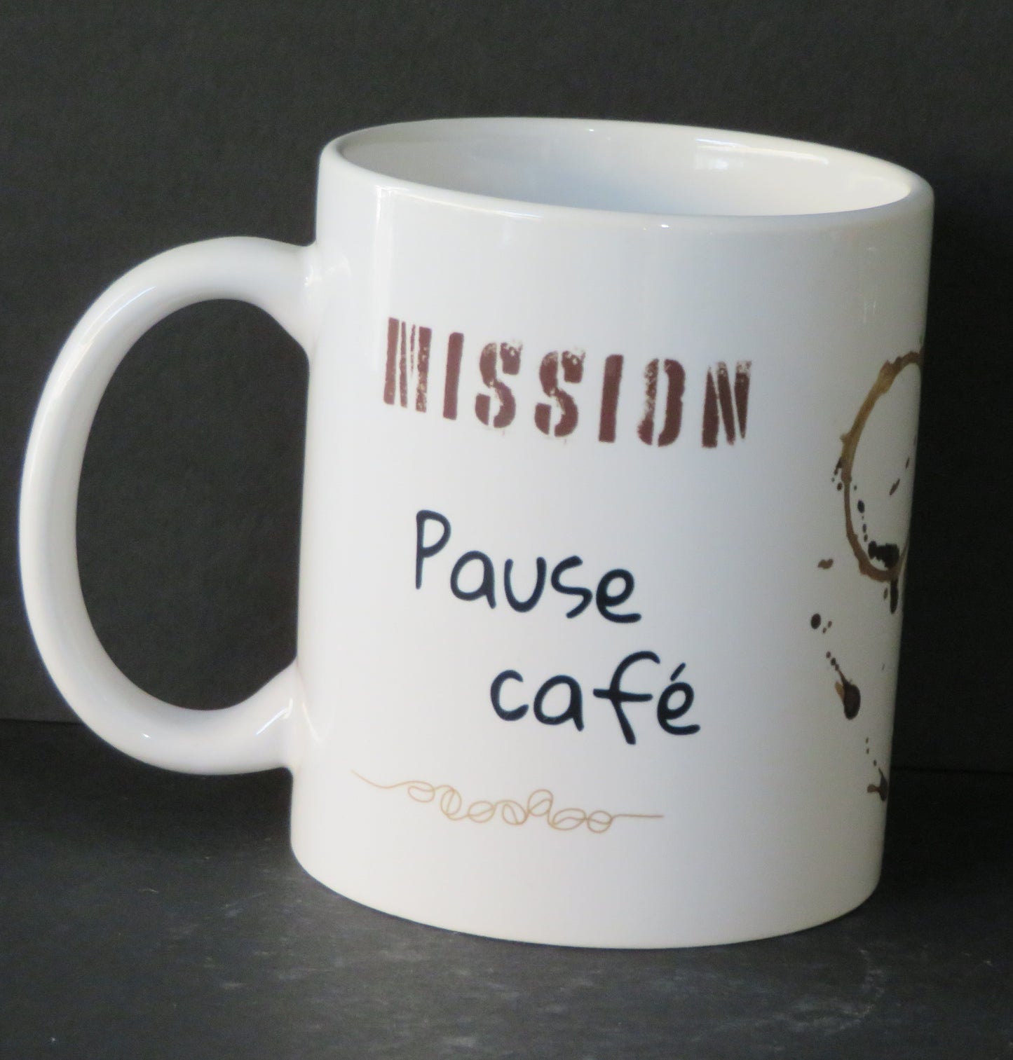 Mug" Mission pause café"