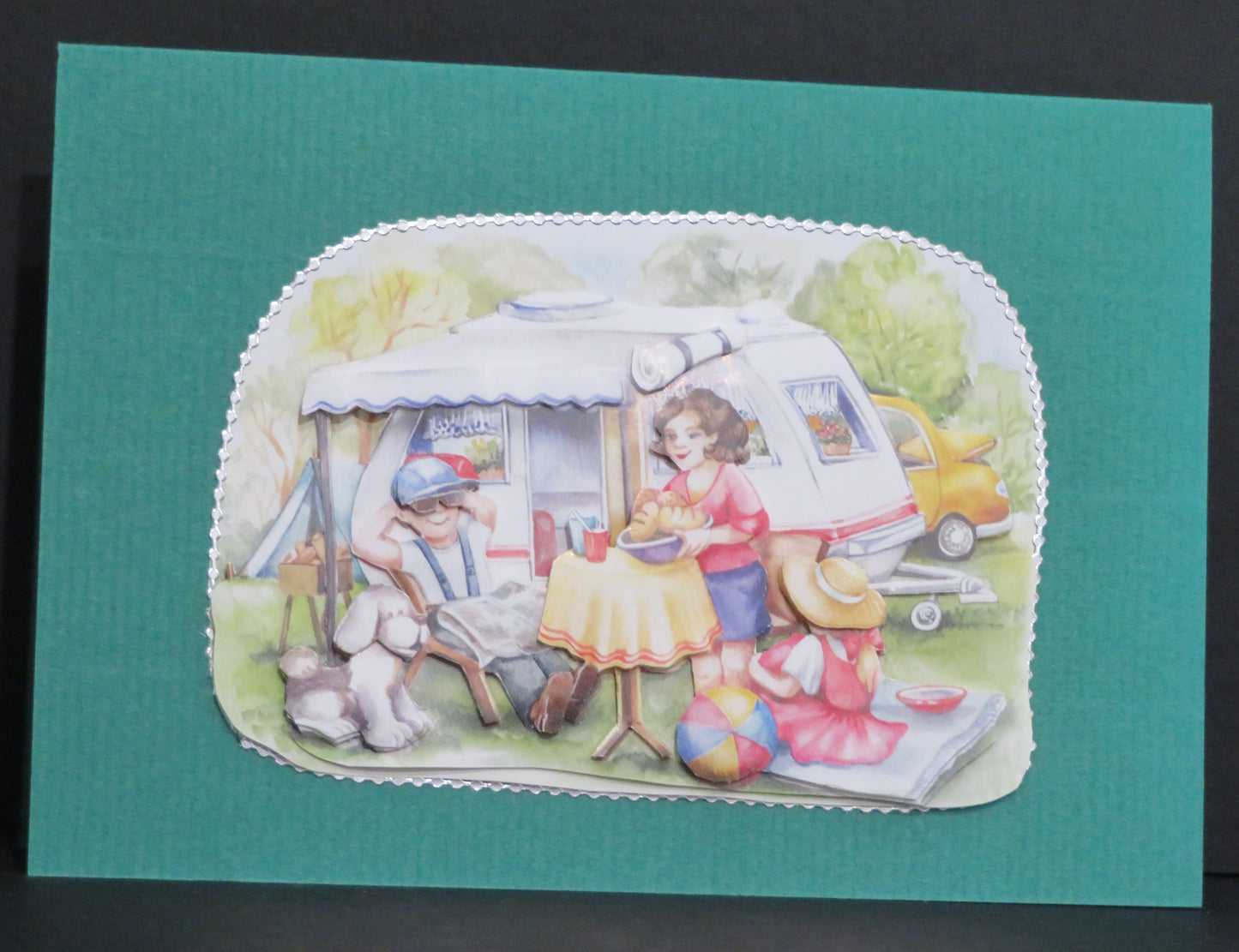 Carte artisanale - Escapade en camping