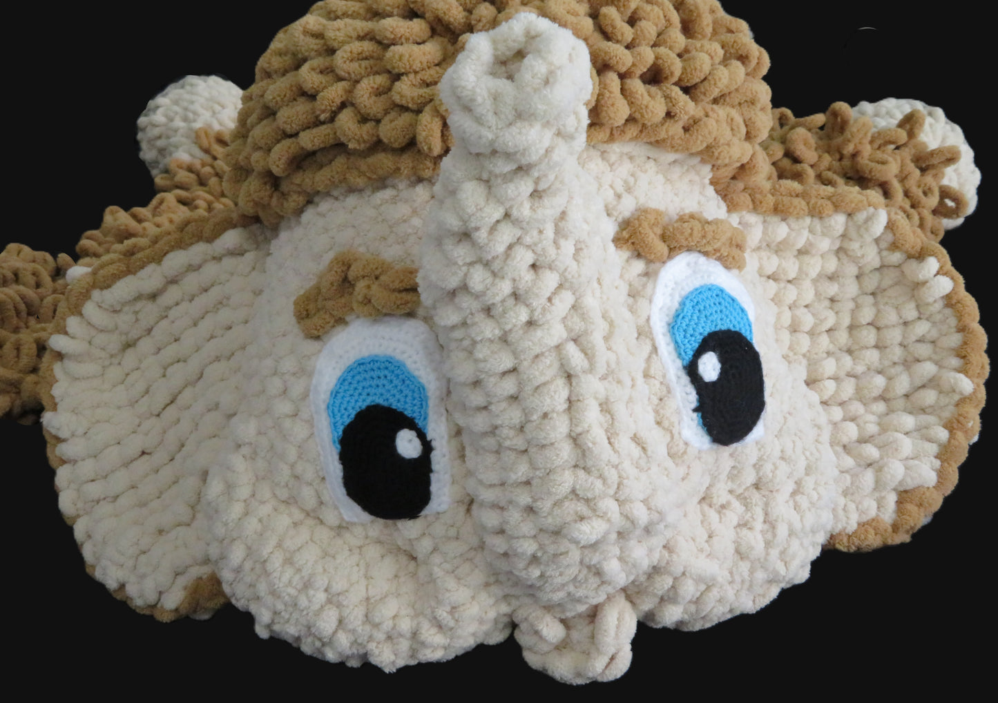Tapis mammouth au crochet - Une touche préhistorique pleine de tendresse !
