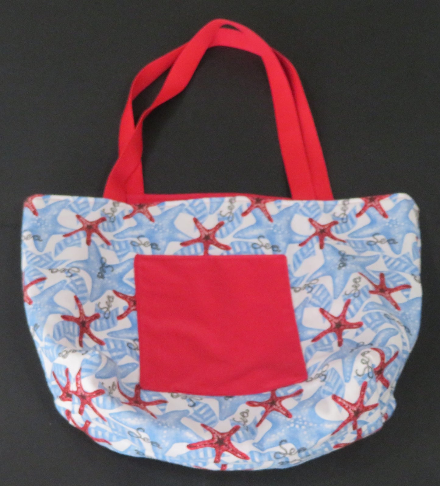 Sac en tissu thème bord de mer - Prêt pour l'été