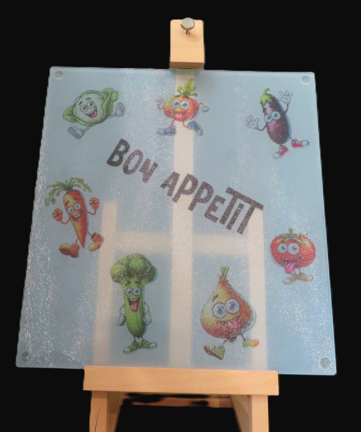 Assiette humoristique - "Bon appétit"