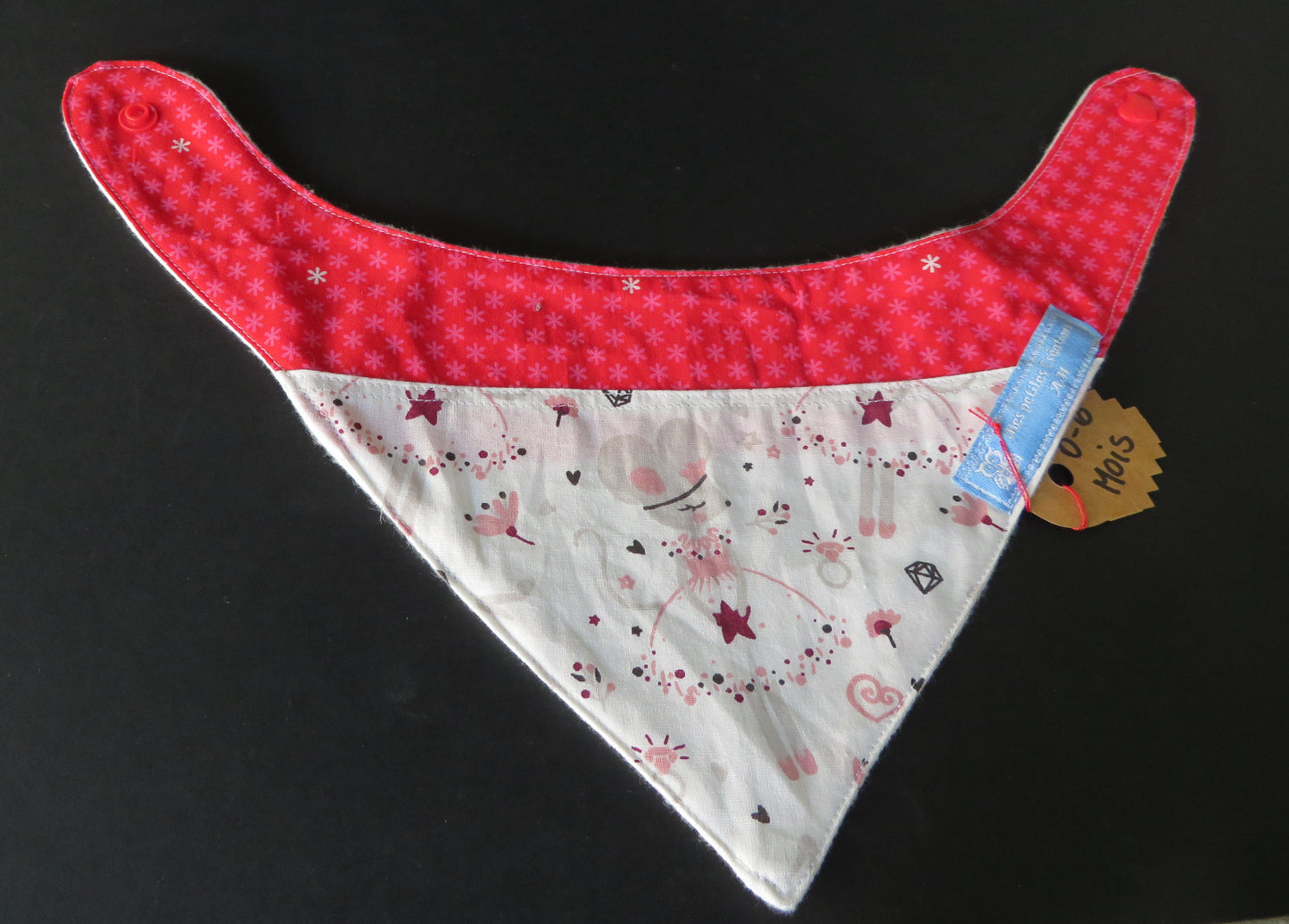 Bavoir bandana pour bébé 0-6 mois