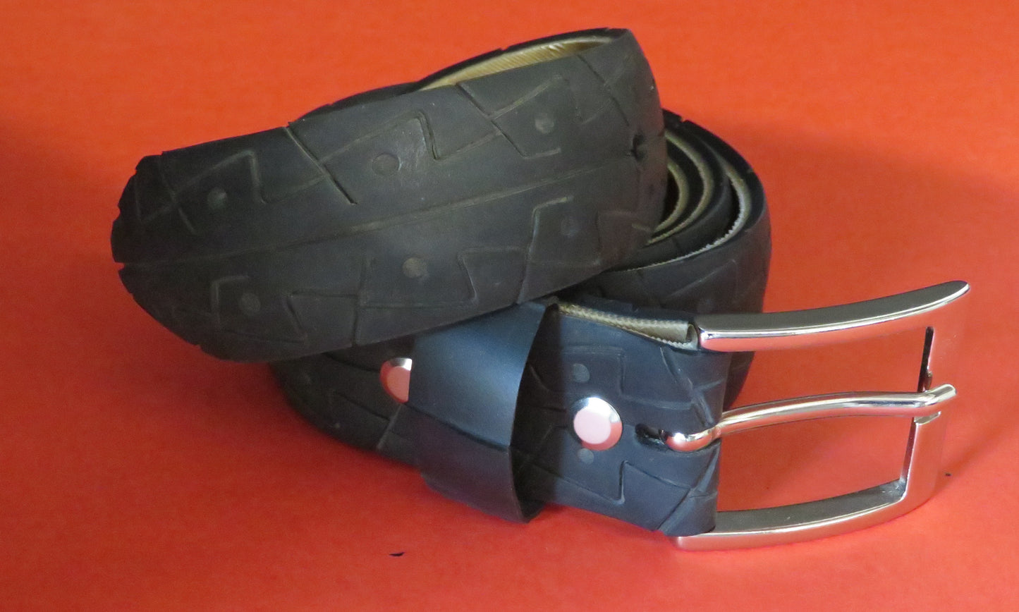 Ceinture profilée en pneu de vélo recyclé