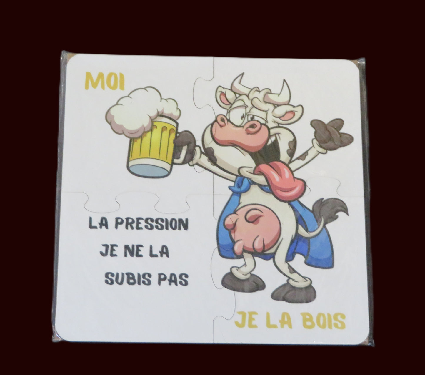 La pression je ne la subit pas, je la bois !