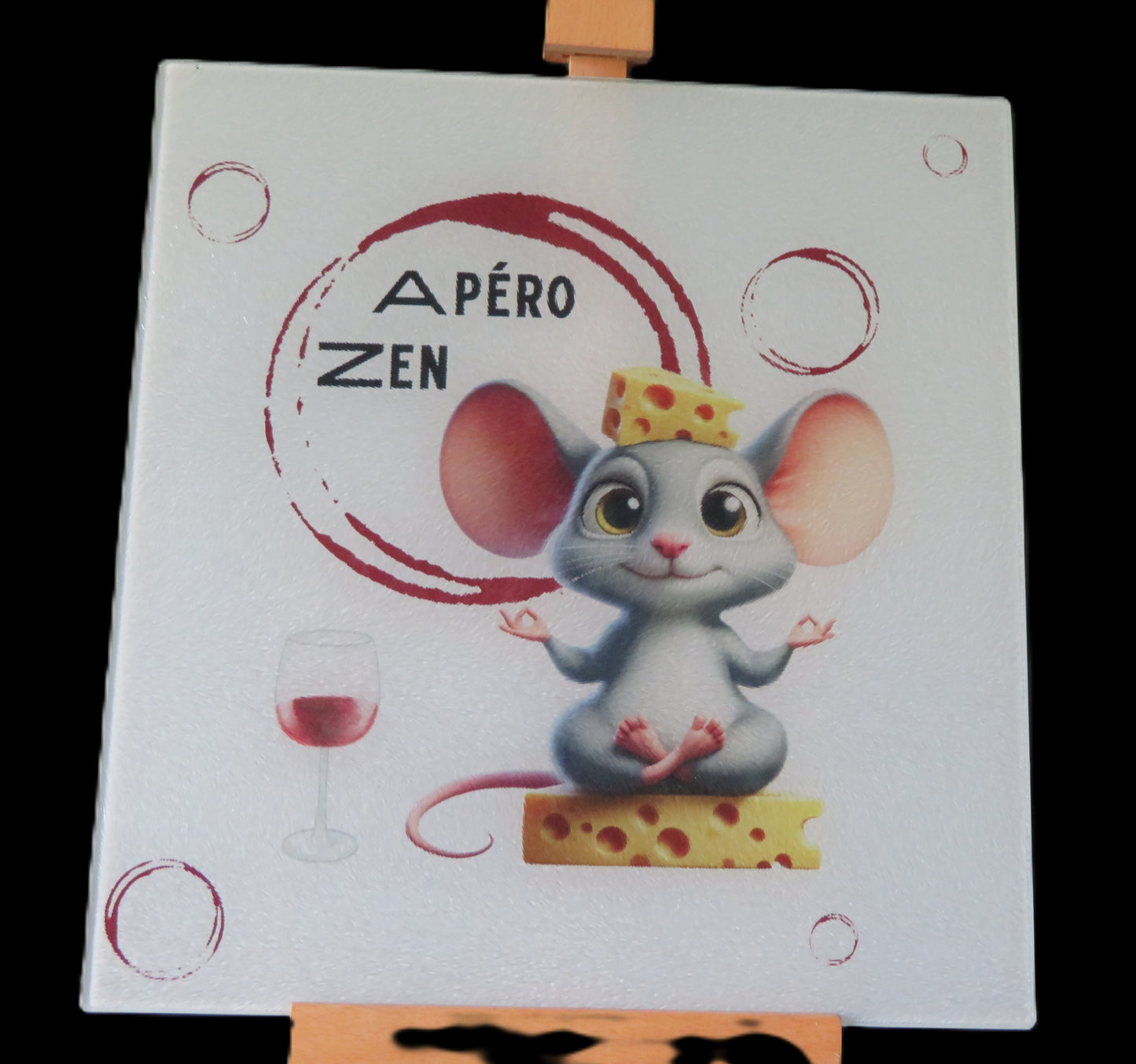 Assiette apéro humoristique - Apéro Zen