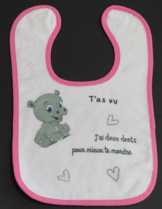 Bavette " T'as vu, j'ai deux dents pour mieux te mordre"