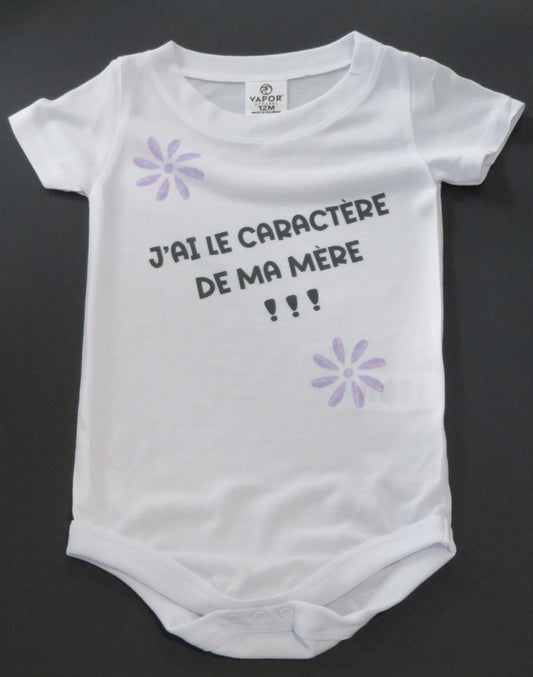 Body "J'ai le caractère de ma mère"
