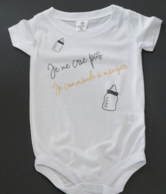 Body "Je ne crie pas, je commande à manger"