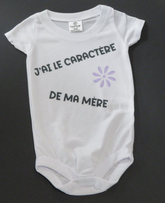 Body "J'ai le caractère de ma mère"