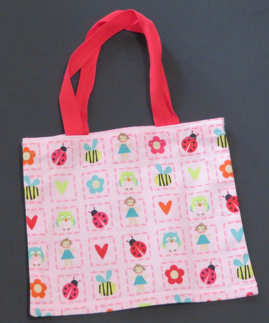 Sac enfants motifs coccinelles, cœurs, hiboux ...