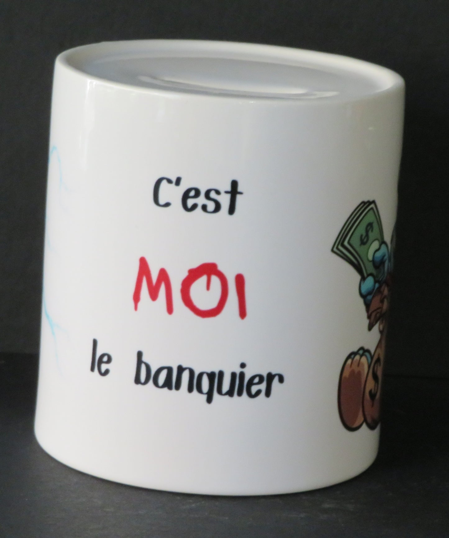Tirelire "C'est moi le banquier"