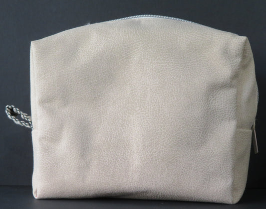 Trousse de toilette " Lin et feuillage"