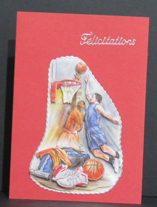 Carte artisanale - Félicitations sportives