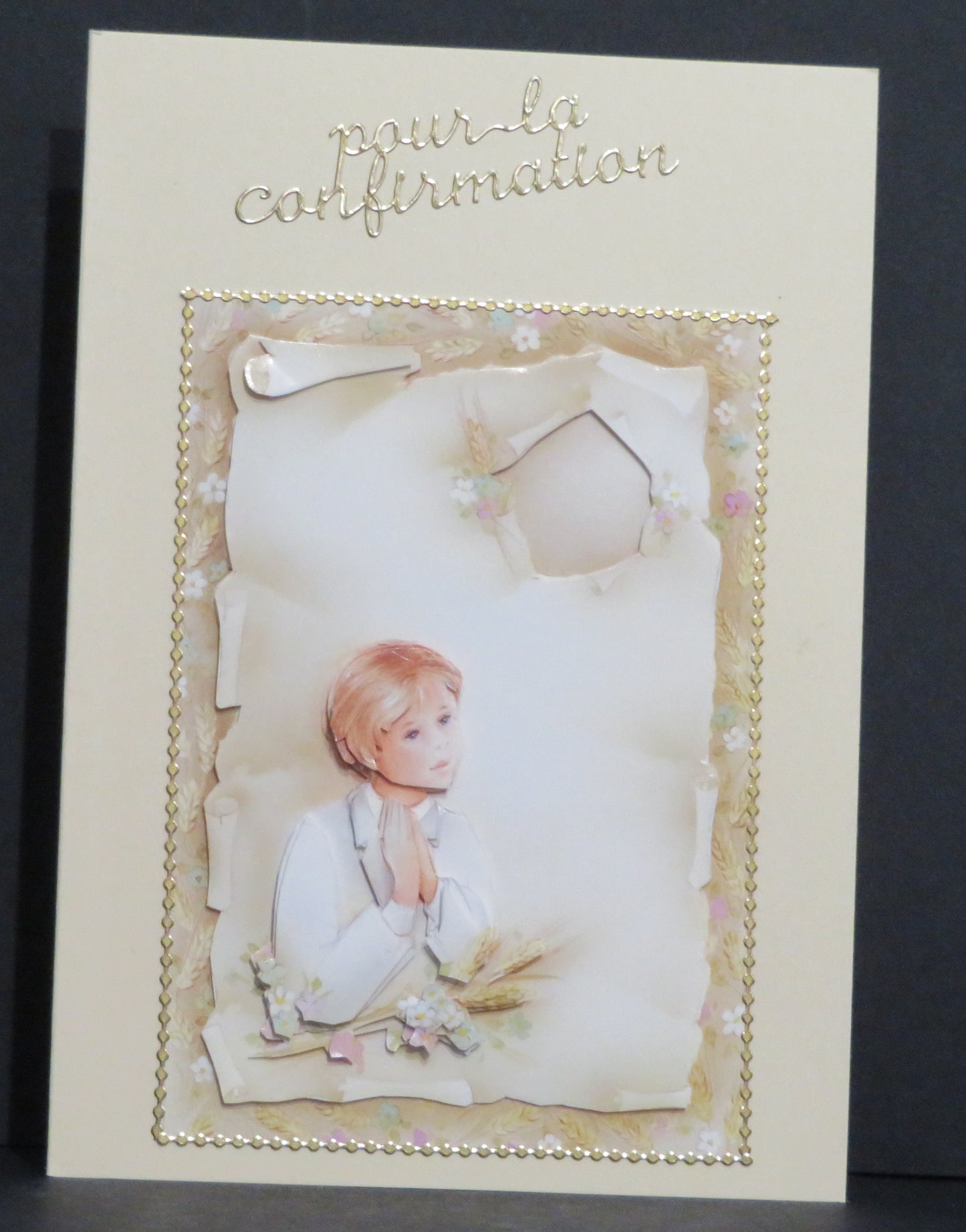 Carte artisanale 3D - Confirmation