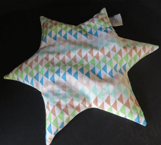 Coussin étoile aux noyaux de cerises