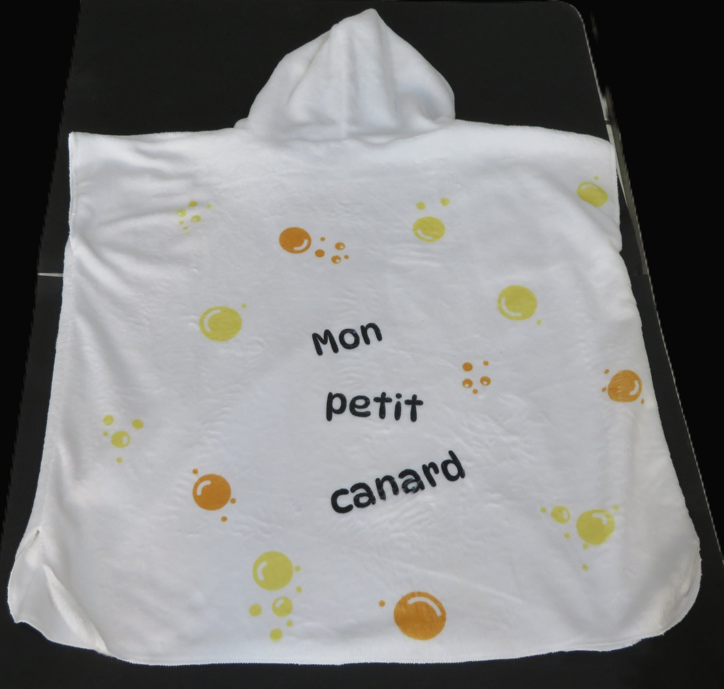 Poncho de bain enfant tout doux - "Mon petit canard"