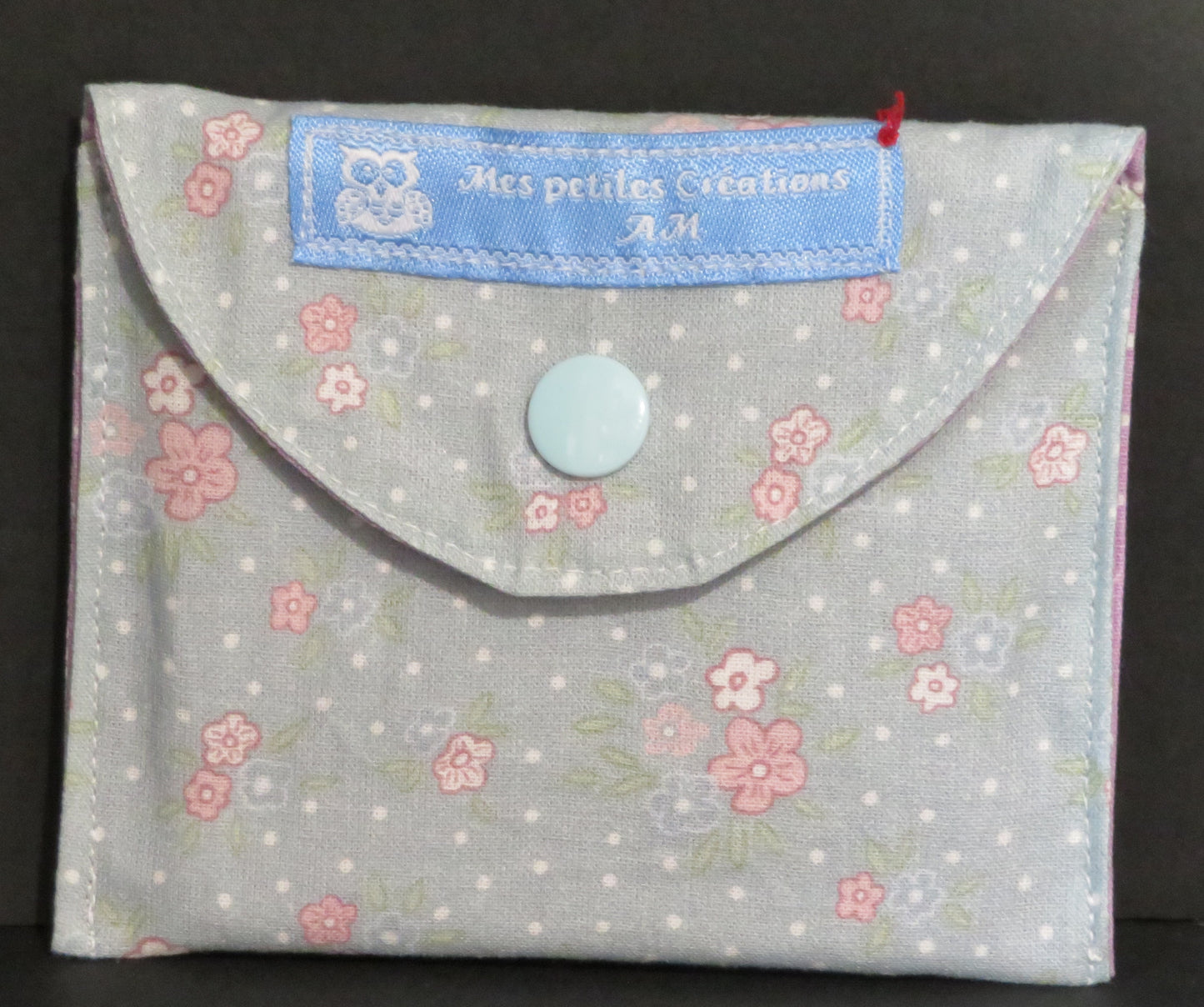 Lingette démaquillante lavable avec sa pochette