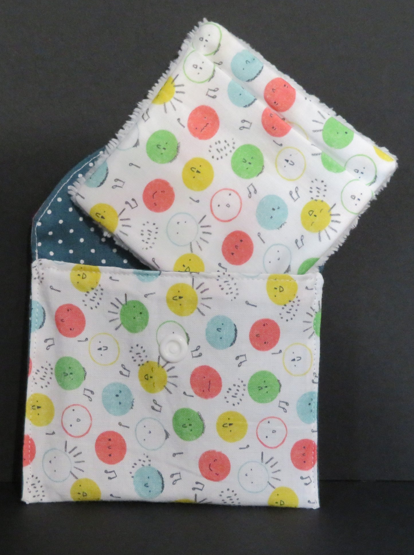 Lingette démaquillante lavable avec sa pochette