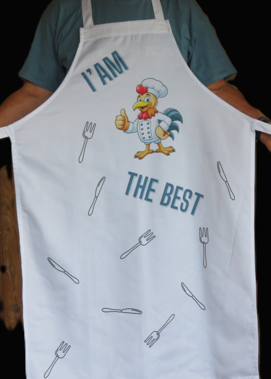 Tablier adulte humour - "I am the best"
