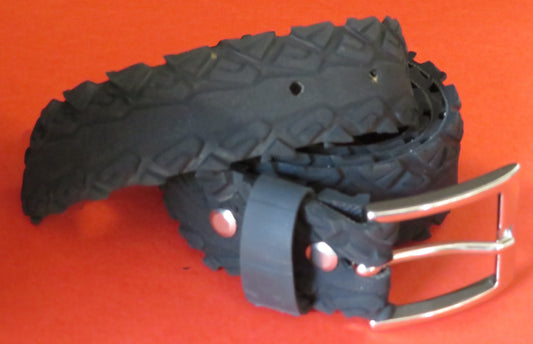 Ceinture profilée en pneu de vélo recyclé