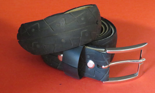 Ceinture profilée en pneu de vélo recyclé