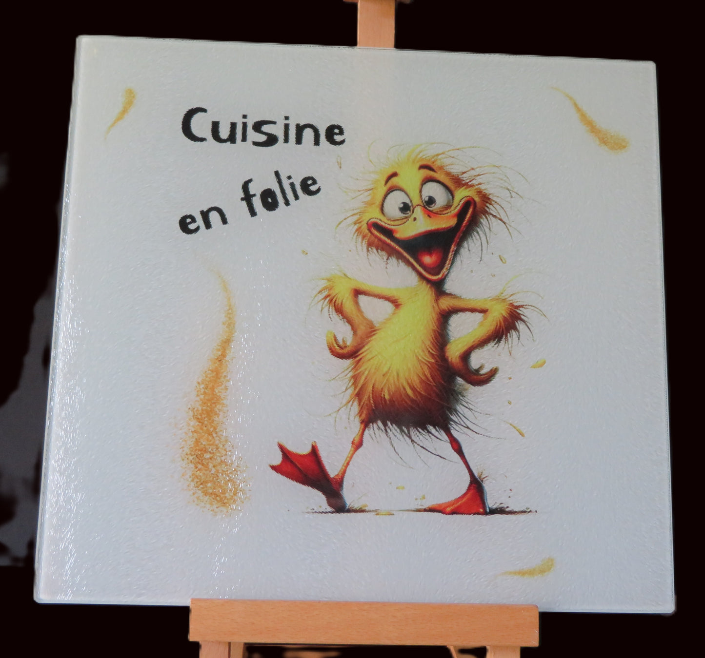 Assiette apéro humoristique - Cuisine en folie